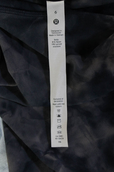 Lululemon Women Capri Leggings Dark Gray Size 6