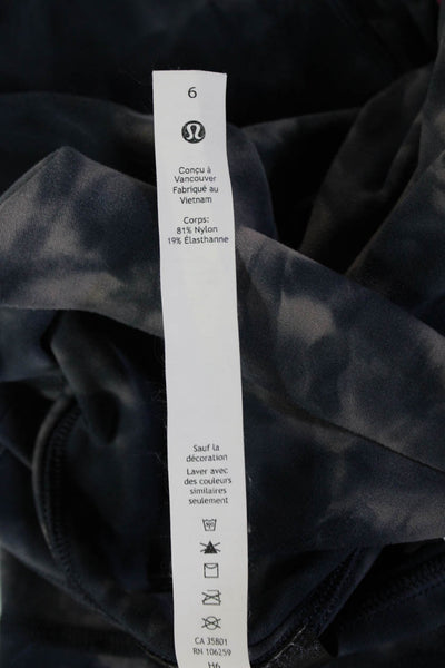 Lululemon Women Capri Leggings Dark Gray Size 6