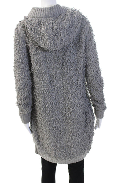 Twin Set Simona Barbieri Unisex Gray Cardigan Sweater Long Sleeve Size M