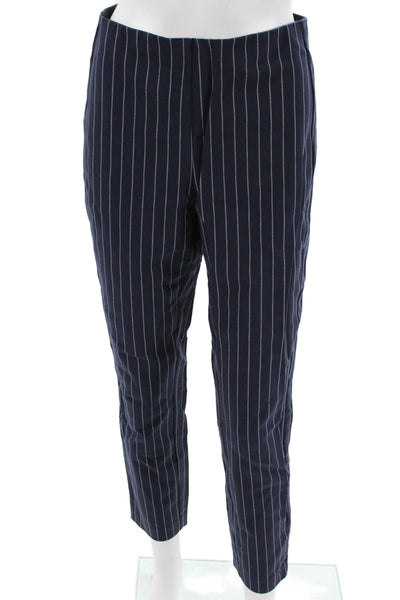 Rag & Bone Women Ankle Cropped Striped Dark Blue Pants Size S