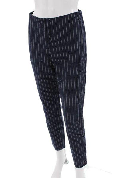 Rag & Bone Women Ankle Cropped Striped Dark Blue Pants Size S