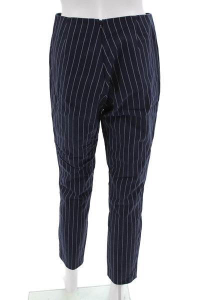 Rag & Bone Women Ankle Cropped Striped Dark Blue Pants Size S