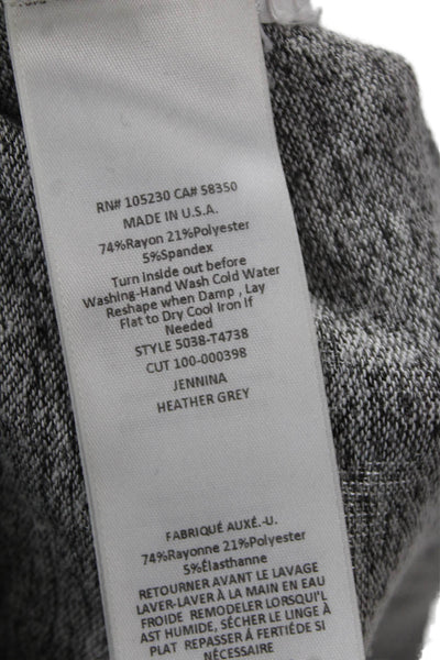 Joie Unisex Pullover Sweater Gray Round Neck Long Sleeve Size M