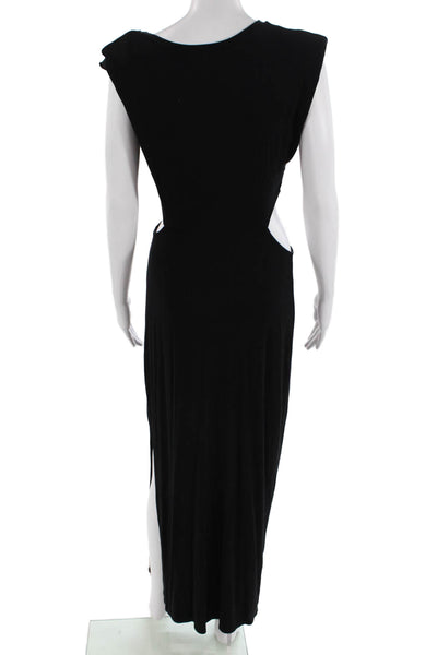 Fore Womens Bodycon Maxi Dress Black Size L