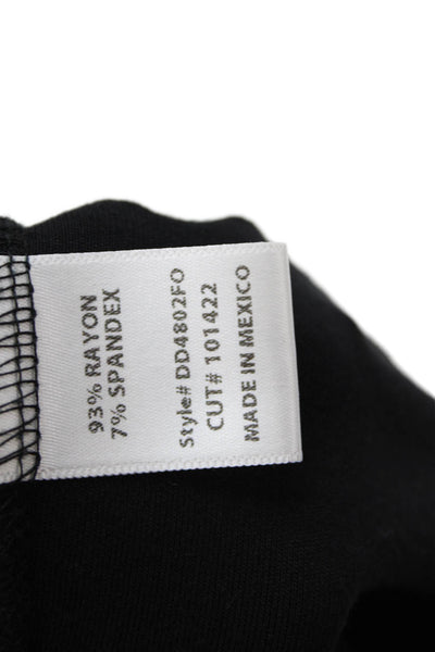 Fore Womens Bodycon Maxi Dress Black Size L
