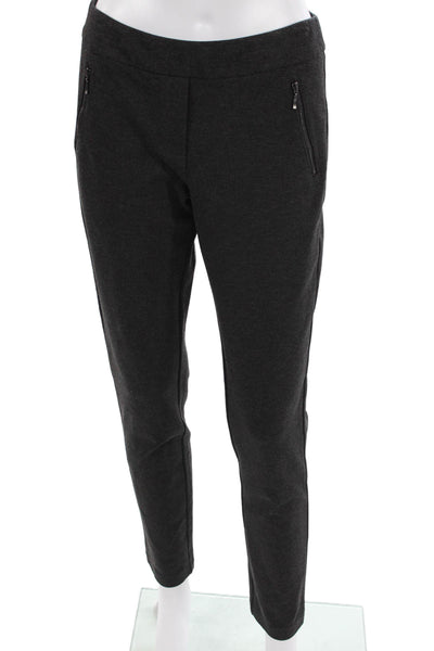 J. Mclaughlin Womens Ankle Dress Pants Dark Gray Zip Size 2