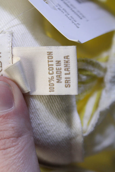 J Crew Unisex White Striped Cotton Chino Shorts Size 0