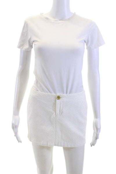 Lily Pulitzer Women Mini Skort White Size 00