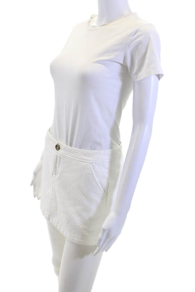 Lily Pulitzer Women Mini Skort White Size 00