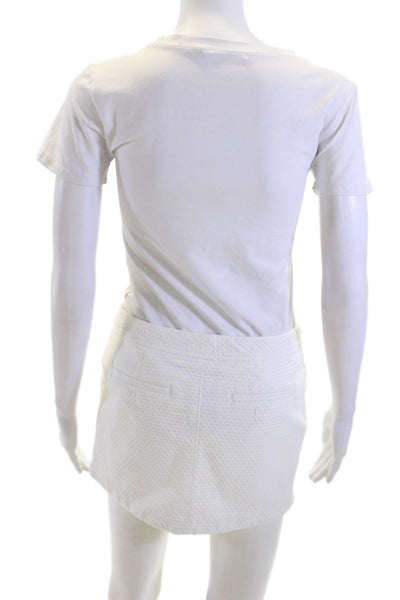 Lily Pulitzer Women Mini Skort White Size 00