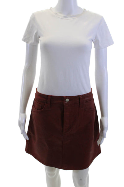 Joes Womens A-Line Mini Brown Skirt Size 27