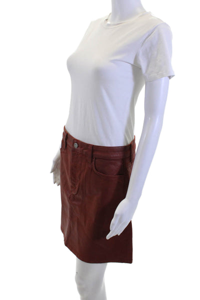 Joes Womens A-Line Mini Brown Skirt Size 27