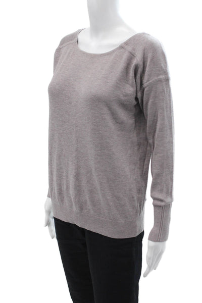 Lululemon Womens Gray Pullover Sweater Round Neck Long Sleeve Size 4