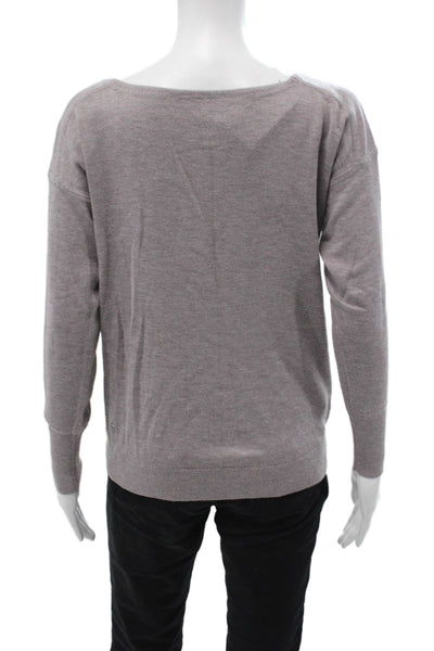 Lululemon Womens Gray Pullover Sweater Round Neck Long Sleeve Size 4
