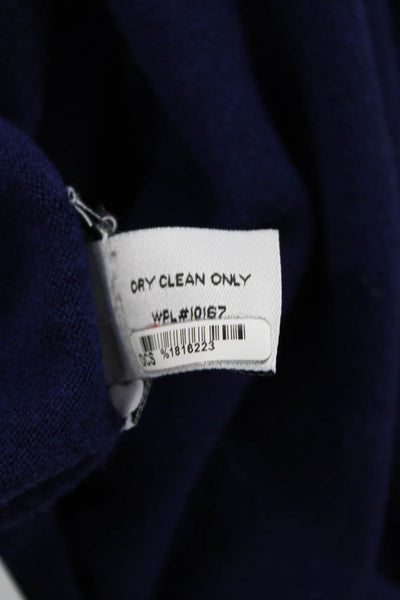 Madeleine Thompson Unisex Pullover Dark Blue Striped Crewneck Size XS