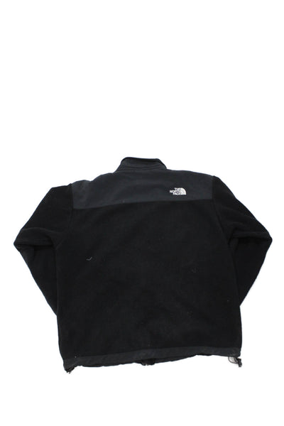 The North Face Girls High Neck Faux Shearling Full Zippered Jacket Black Size XL
