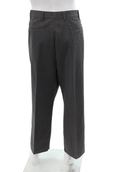 Dockers Men Cropped Dress Pants Dark Gray Big & Tall Size 46