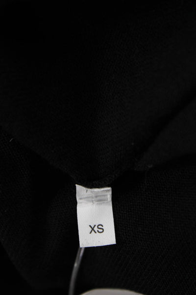 Closed Women Pullover Black Mock Neck Polyester Size XS