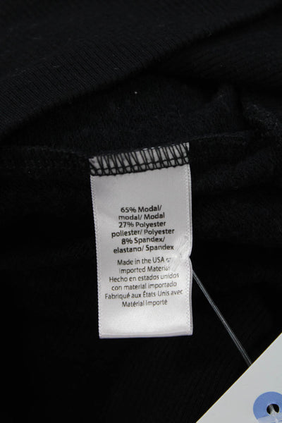 Beyond Yoga Womens Pullover Hoodie Black Drawstring Long Sleeve Size S