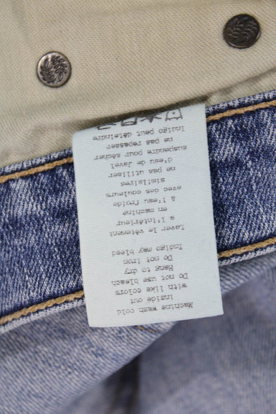 Rag & Bone Jean Women Ankle Cropped Skinny Jeans Light Blue Size 25