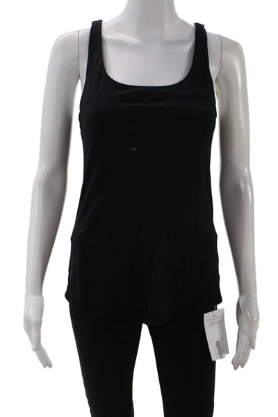 Lululemon Women Basic Black Sleeveless Square Neck Tank Size 6