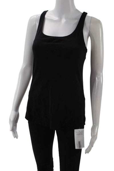 Lululemon Women Basic Black Sleeveless Square Neck Tank Size 6