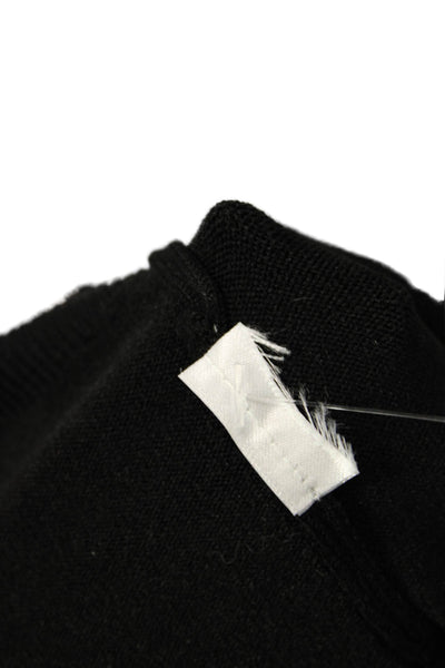 Zara Women Basic Black Crew Neck Short Sleeve T-Shirt Size S