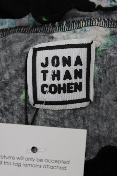 Jonathan Cohen Women Maxi Shift Dress Black Long Sleeve Size XS