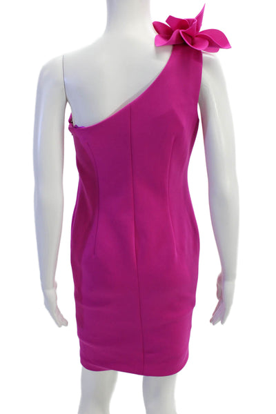 Eliza J Women Sheath Dress Pink Sleeveless Hook & Eye Size 6