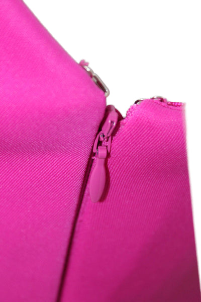 Eliza J Women Sheath Dress Pink Sleeveless Hook & Eye Size 6