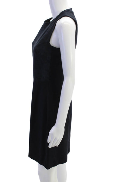 Theory Womens A-Line Tank Dress Black Polyester Blend Sleeveless Size 6