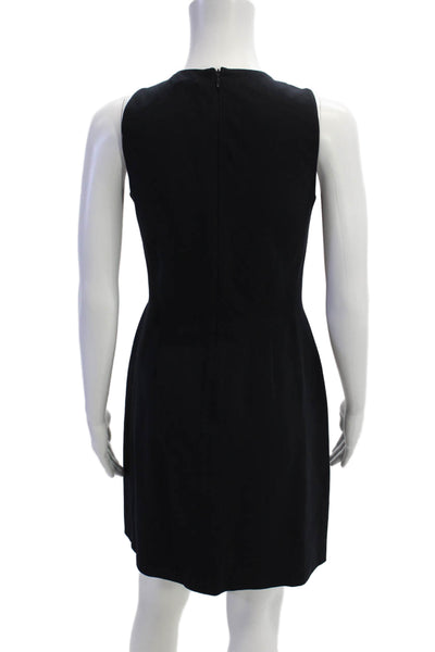Theory Womens A-Line Tank Dress Black Polyester Blend Sleeveless Size 6