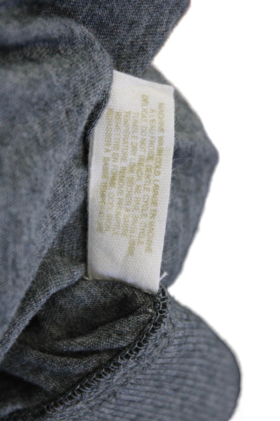 Skin Womens Cotton Raw Edge Detail Drawstring Waist Sweatpants Gray Size 0