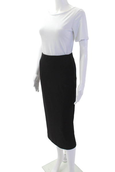 Zara Women Straight Pencil Long Black Skirt Size XS