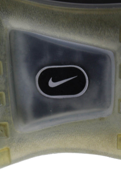 Nike Womens Fly Knit Max Sneakers Black White Size 6