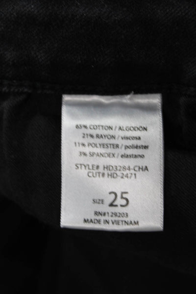 Hidden Womens Black Bootcut Flared Jeans Mid Rise Size 25