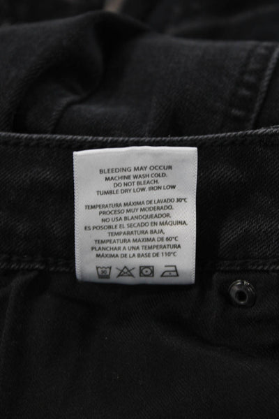 Hidden Womens Black Bootcut Flared Jeans Mid Rise Size 25