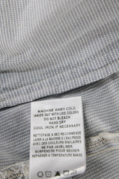 Joes, Women, Biker Motorcycle Jacket Light Blue Striped Long Sleeve Size XS
