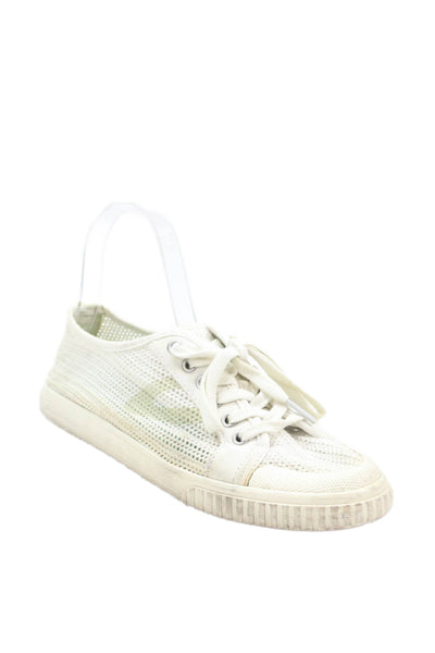 Tretorn Womens Lace-Up Low-Top Casual Sneakers White Size 7