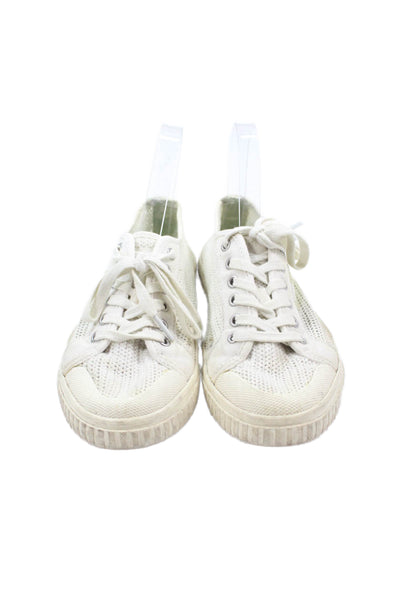 Tretorn Womens Lace-Up Low-Top Casual Sneakers White Size 7