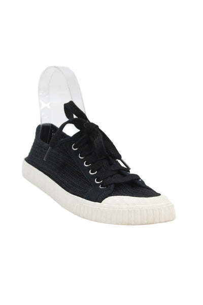 Tretorn Womens Lace-Up Low-Top Casual Sneakers Black Size 7
