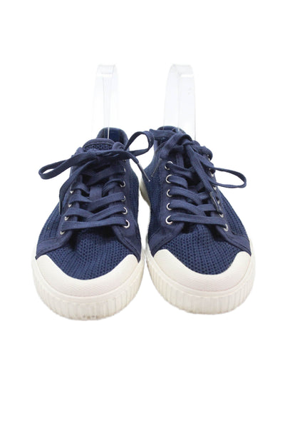 Tretorn Womens Lace-Up Low-Top Casual Fashion Sneakers Blue Size 7