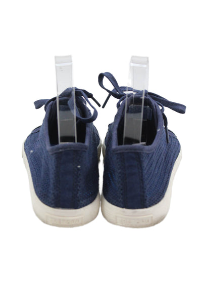 Tretorn Womens Lace-Up Low-Top Casual Fashion Sneakers Blue Size 7