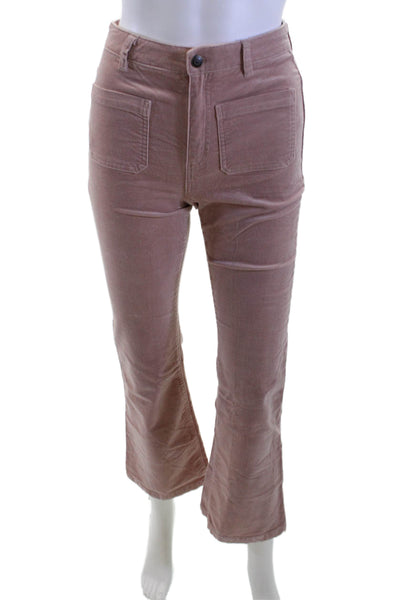 MNG Women Cropped Pink Pants Juniors Size 25