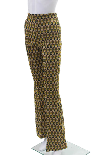 Zara Women Geometric Beige Pants Size S