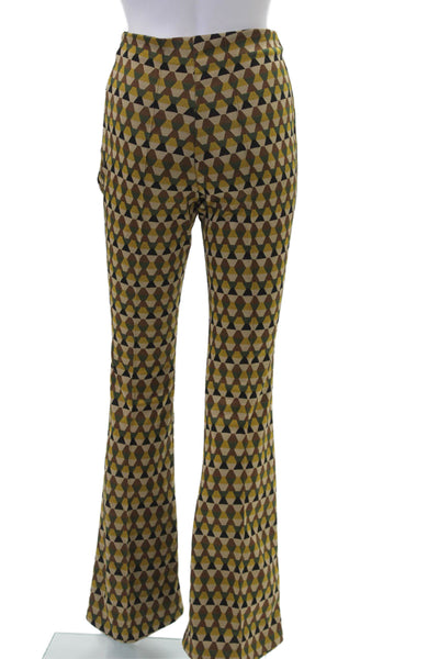 Zara Women Geometric Beige Pants Size S