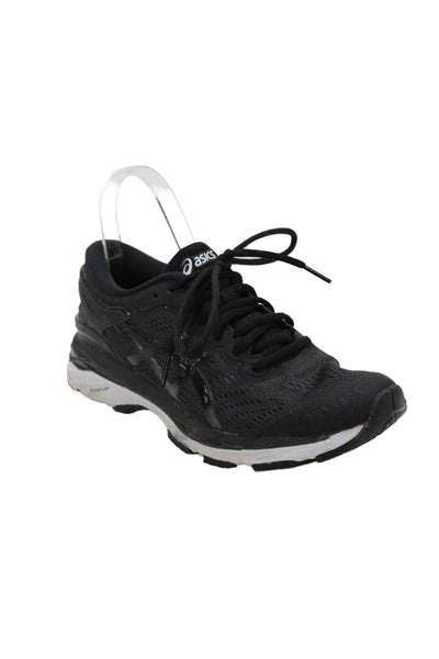 Asics Womens Dynamic DuoMax Lace-Up Running Athletic Sneakers Black Size 8