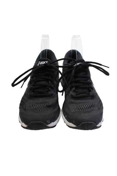 Asics Womens Dynamic DuoMax Lace-Up Running Athletic Sneakers Black Size 8