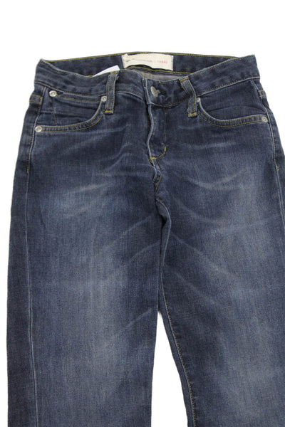 Paper Denim + Cloth Womens Dark Blue Bootcut Flared Jeans Size 23