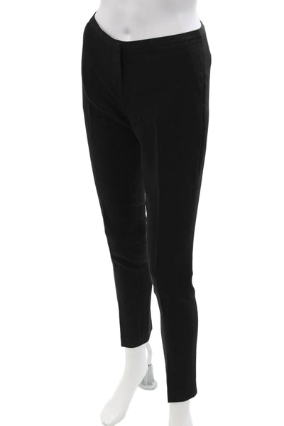 Tahari Women Ankle Dress Pants Black Button Inseam 28 Size 0
